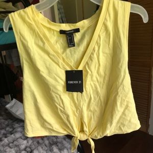 Forever 21, Yellow V-neck Cami top